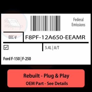 F8PF-12A650-EEAMR EECV ECU - PLUG & PLAY |  Ford F-150 | F-250 | ECM PCM BCM Engine Control Computer OEM
