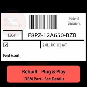 F8PZ-12A650-BZB EECV ECU - PLUG & PLAY |  Ford Escort | ECM PCM BCM Engine Control Computer OEM