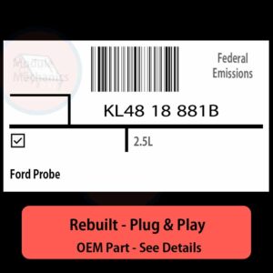 KL48 18 881B  Denso ECU - PLUG & PLAY |  Ford Probe | ECM PCM BCM Engine Control Computer OEM