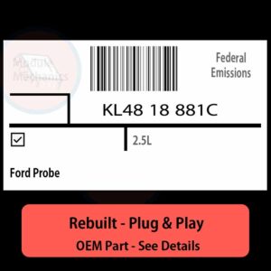 KL48 18 881C  Denso ECU - PLUG & PLAY |  Ford Probe | ECM PCM BCM Engine Control Computer OEM