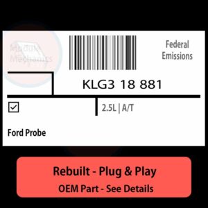KLG3 18 881  Denso ECU - PLUG & PLAY |  Ford Probe | ECM PCM BCM Engine Control Computer OEM