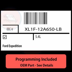 XL1F-12A650-LB / EEC-V ECU with PROGRAMMING - VIN & Security | Ford Expedition  | ECM PCM Engine Control Computer OEM
