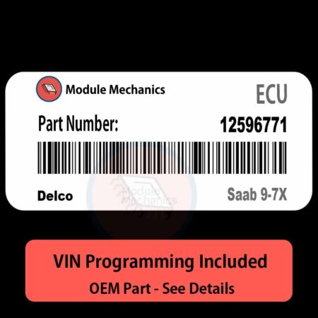 12596771 ECU - VIN PROGRAMMED | Saab 9-7X | ECM PCM BCM Engine Control Computer OEM