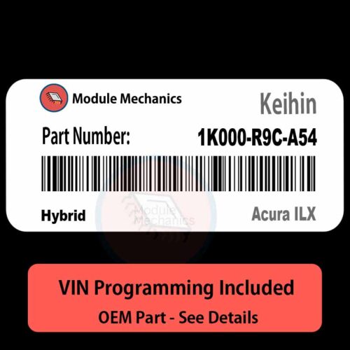 1K000-R9C-A54 / Hybrid ECU with PROGRAMMING - VIN & Security | Acura ILX  | ECM PCM Engine Control Computer OEM