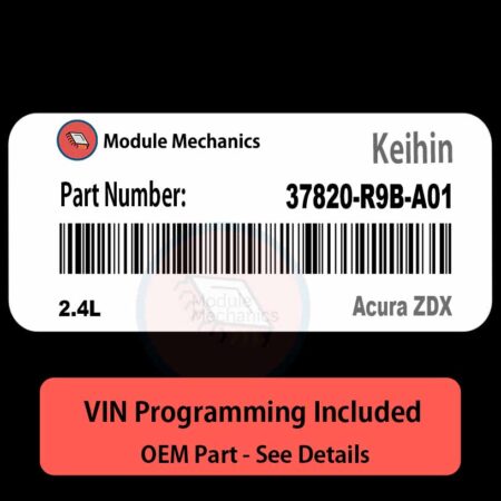 37820-R9B-A01 / 2.4L ECU with PROGRAMMING - VIN & Security | Acura ZDX  | ECM PCM Engine Control Computer OEM
