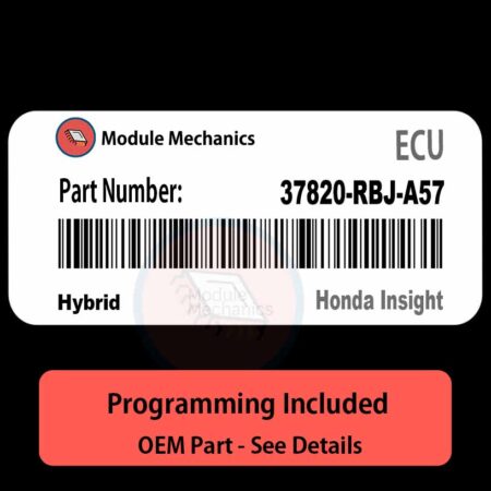37820-RBJ-A57 / Hybrid ECU with PROGRAMMING - VIN & Security | Honda Insight  | ECM PCM Engine Control Computer OEM