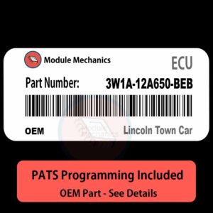3W1A-12A650-BEB ECU with PROGRAMMING - VIN & Security | Lincoln Town Car  | ECM PCM Engine Control Computer OEM