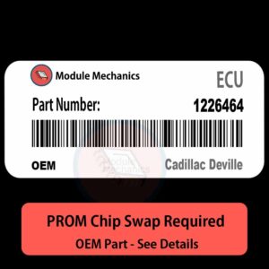 1226464 ECU |  Cadillac Deville | ECM PCM BCM Engine Control Computer OEM