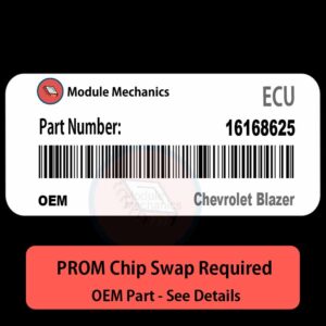 16168625 ECU |  Chevrolet Blazer | ECM PCM BCM Engine Control Computer OEM