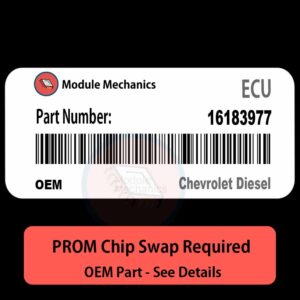 16183977 ECU |  Chevrolet Diesel | ECM PCM BCM Engine Control Computer OEM