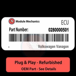 0280000501 ECU - PLUG & PLAY |  Volkswagen Vanagon | ECM PCM BCM Engine Control Computer OEM