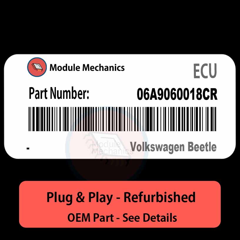 06A9060018CR ECU - PLUG & PLAY | Volkswagen Beetle | ECM PCM BCM Engine Control Computer OEM 06A9060018CR ECU - PLUG & PLAY | Volkswagen Beetle | ECM PCM BCM Engine Control Computer OEM