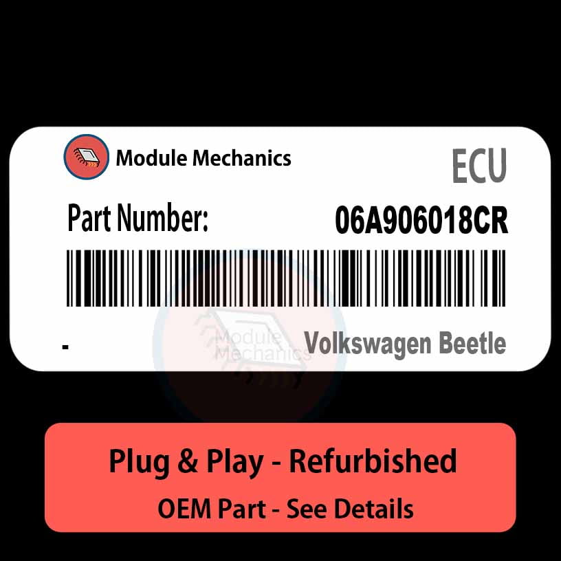 06A906018CR ECU - PLUG & PLAY | Volkswagen Beetle | ECM PCM BCM Engine Control Computer OEM 06A906018CR ECU - PLUG & PLAY | Volkswagen Beetle | ECM PCM BCM Engine Control Computer OEM