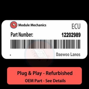 12202989 ECU - PLUG & PLAY | Daewoo Lanos | ECM PCM BCM Engine Control Computer OEM