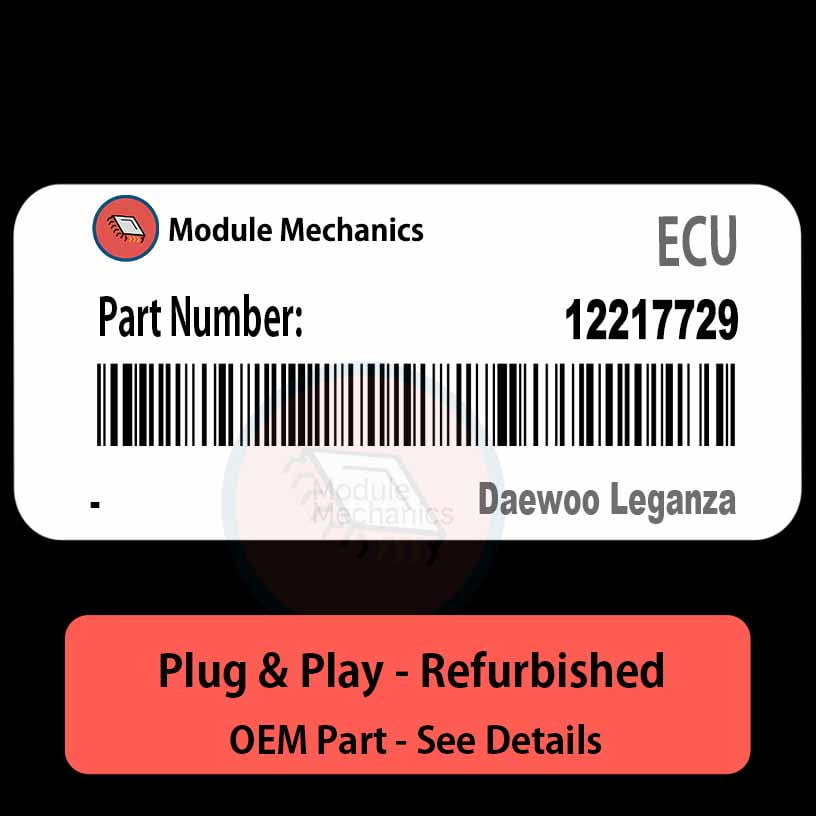 12217729 ECU - PLUG & PLAY | Daewoo Leganza | ECM PCM BCM Engine Control Computer OEM 12217729 ECU - PLUG & PLAY | Daewoo Leganza | ECM PCM BCM Engine Control Computer OEM
