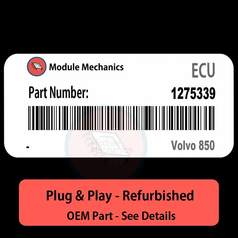 1275339 ECU - PLUG & PLAY | Volvo 850 | ECM PCM BCM Engine Control Computer OEM 1275339 ECU - PLUG & PLAY | Volvo 850 | ECM PCM BCM Engine Control Computer OEM
