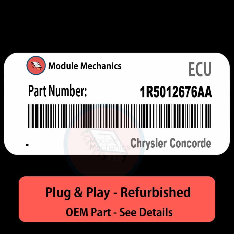 1R5012676AA ECU - PLUG & PLAY | Chrysler Concorde | ECM PCM BCM Engine Control Computer OEM 1R5012676AA ECU - PLUG & PLAY | Chrysler Concorde | ECM PCM BCM Engine Control Computer OEM