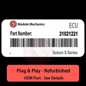 21021221 ECU - PLUG & PLAY | Saturn S Series | ECM PCM BCM Engine Control Computer OEM