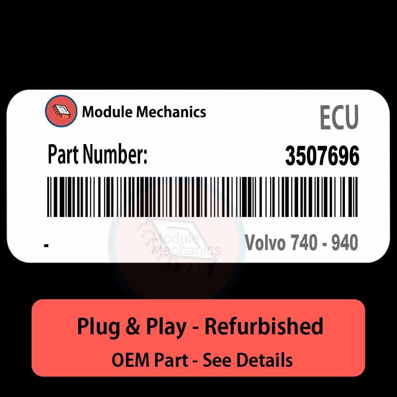 3507696 ECU - PLUG & PLAY | Volvo 740 - 940 | ECM PCM BCM Engine Control Computer OEM 3507696 ECU - PLUG & PLAY | Volvo 740 - 940 | ECM PCM BCM Engine Control Computer OEM