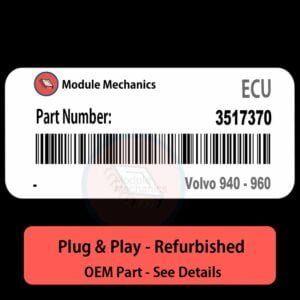3517370 ECU - PLUG & PLAY |  Volvo 940 - 960 | ECM PCM BCM Engine Control Computer OEM