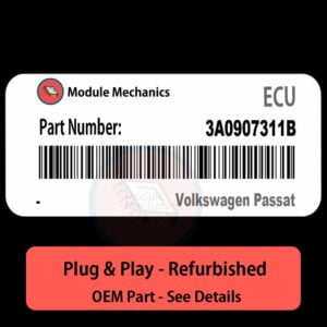 3A0907311B ECU - PLUG & PLAY |  Volkswagen Passat | ECM PCM BCM Engine Control Computer OEM