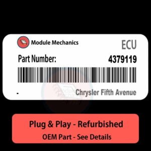 4379119 ECU - PLUG & PLAY | Chrysler Fifth Avenue | ECM PCM BCM Engine Control Computer OEM