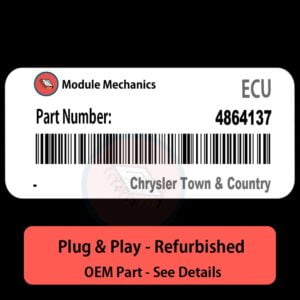 4864137 ECU - PLUG & PLAY | Chrysler Town & Country | ECM PCM BCM Engine Control Computer OEM