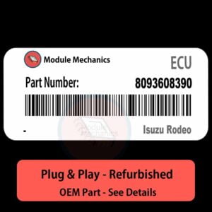 8093608390 ECU - PLUG & PLAY |  Isuzu Rodeo | ECM PCM BCM Engine Control Computer OEM