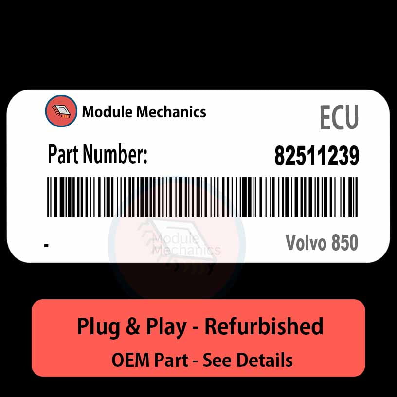 82511239 ECU - PLUG & PLAY | Volvo 850 | ECM PCM BCM Engine Control Computer OEM 82511239 ECU - PLUG & PLAY | Volvo 850 | ECM PCM BCM Engine Control Computer OEM
