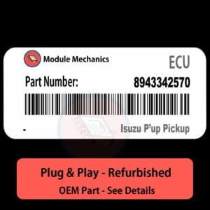 8943342570 ECU - PLUG & PLAY | Isuzu P'up Pickup | ECM PCM BCM Engine Control Computer OEM