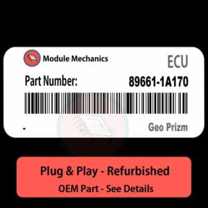 89661-1A170 ECU - PLUG & PLAY | Geo Prizm | ECM PCM BCM Engine Control Computer OEM