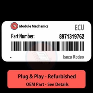 8971319762 ECU - PLUG & PLAY |  Isuzu Rodeo | ECM PCM BCM Engine Control Computer OEM
