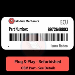 8972648803 ECU - PLUG & PLAY |  Isuzu Rodeo | ECM PCM BCM Engine Control Computer OEM