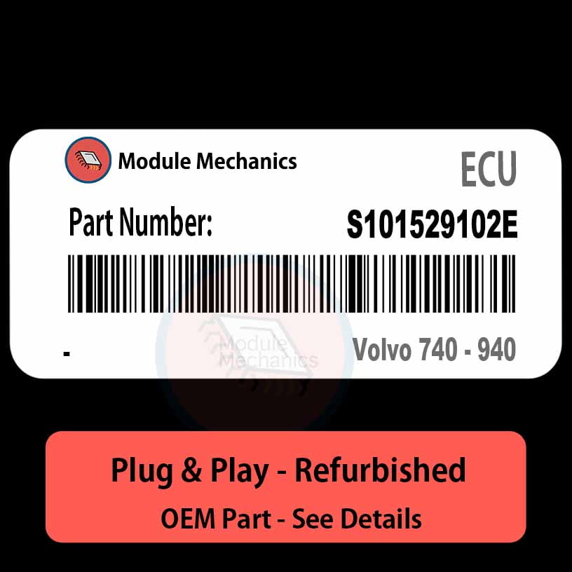 S101529102E ECU - PLUG & PLAY | Volvo 740 - 940 | ECM PCM BCM Engine Control Computer OEM S101529102E ECU - PLUG & PLAY | Volvo 740 - 940 | ECM PCM BCM Engine Control Computer OEM