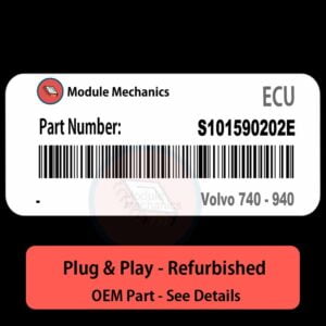 S101590202E ECU - PLUG & PLAY | Volvo 740 - 940 | ECM PCM BCM Engine Control Computer OEM