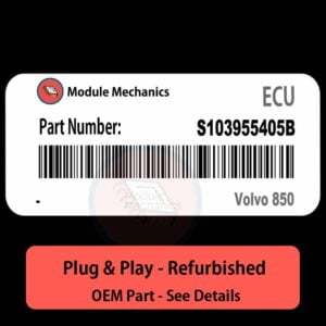 S103955405B ECU - PLUG & PLAY | Volvo 850 | ECM PCM BCM Engine Control Computer OEM