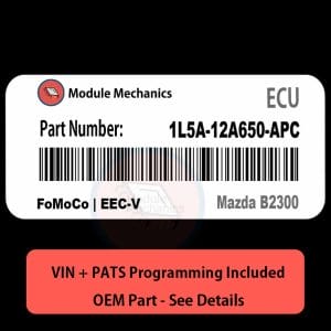 1L5A-12A650-APC ECU with PROGRAMMING - VIN & Security | Mazda B2300  | ECM PCM Engine Control Computer OEM