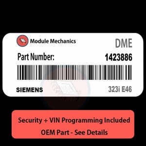 1423886 ECU with PROGRAMMING - VIN & Security | 323i E46 | ECM DME Engine Control Computer OEM