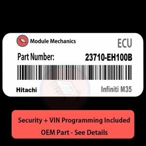 23710-EH100B ECU with PROGRAMMING - VIN & Security | Infiniti M35 | ECM PCM Engine Control Computer OEM