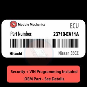 23710-EV11A ECU with PROGRAMMING - VIN & Security | Nissan 350Z | ECM PCM Engine Control Computer OEM