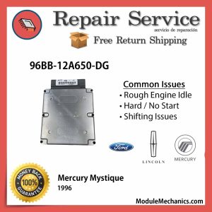 96BB-12A650-DG ECU - Repair Service |  Mercury Mystique | ECM PCM Engine Control Computer OEM