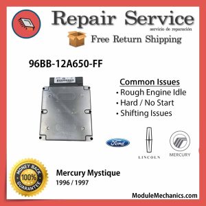 96BB-12A650-FF ECU - Repair Service |  Mercury Mystique | ECM PCM Engine Control Computer OEM