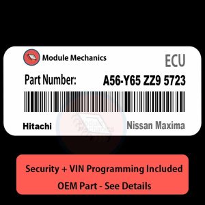 A56-Y65 ZZ9 5723 ECU with PROGRAMMING - VIN & Security | Nissan Maxima  | ECM PCM Engine Control Computer OEM