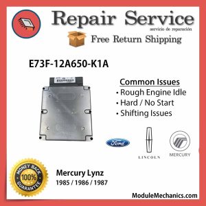 E73F-12A650-K1A ECU - Repair Service | Mercury Lynz | ECM PCM Engine Control Computer OEM