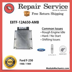 E8TF-12A650-AMB ECU - Repair Service |  Ford F-250 | ECM PCM Engine Control Computer OEM