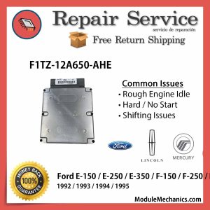 F1TZ-12A650-AHE ECU - Repair Service | Ford E-150 / E-250 / E-350 / F-150 / F-250 / F-350 | ECM PCM Engine Control Computer OEM