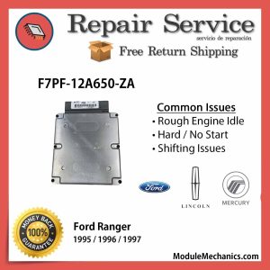 F7PF-12A650-ZA ECU - Repair Service |  Ford Ranger | ECM PCM Engine Control Computer OEM