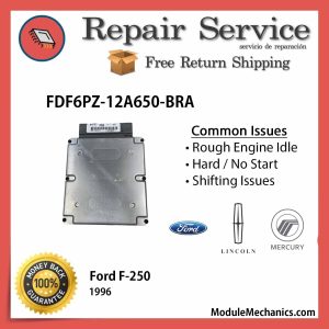 FDF6PZ-12A650-BRA ECU - Repair Service | Ford F-250 | ECM PCM Engine Control Computer OEM