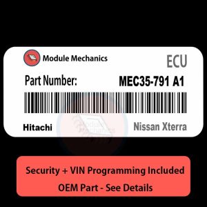MEC35-791 A1  ECU with PROGRAMMING - VIN & Security | Nissan Xterra  | ECM PCM Engine Control Computer OEM