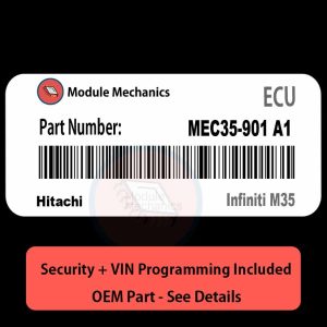 MEC35-901 A1 ECU with PROGRAMMING - VIN & Security | Infiniti M35 | ECM PCM Engine Control Computer OEM